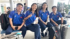 ĐT nữ Việt Nam lên đường tham dự SEA Games 33